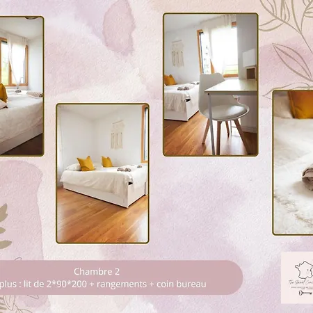 Apartment Le Joliot Curie 4-6 Pers A - Eurexpo - Ldlc Arena - Groupama Stadium - Eurexpo - 15mn